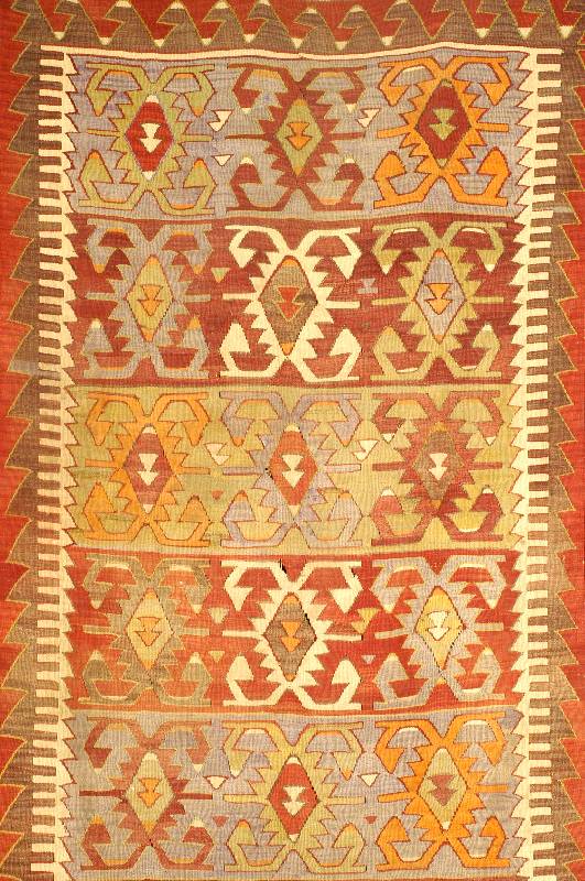 Anatol Kelim, TÜrkei, um 1920, Wolle auf Wolle, ca. 346 x 149 cm, SchÄtzwert: 3200.- EURO, EHZ: 2