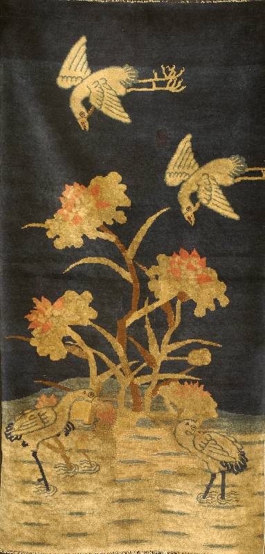 Pow Tow Antik, China, um 1900, Wolle auf Baumwolle, ca. 170 x 86 cm, SchÄtzwert: 3600.- EURO, EHZ: 4