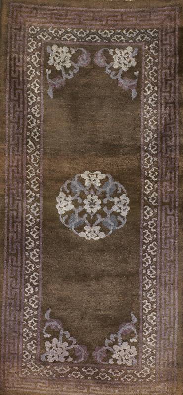 Pow Tow Antik, China, um 1900, Wolle auf Baumwolle, ca. 150 x 70 cm, SchÄtzwert: 3500.- EURO, EHZ: 2
