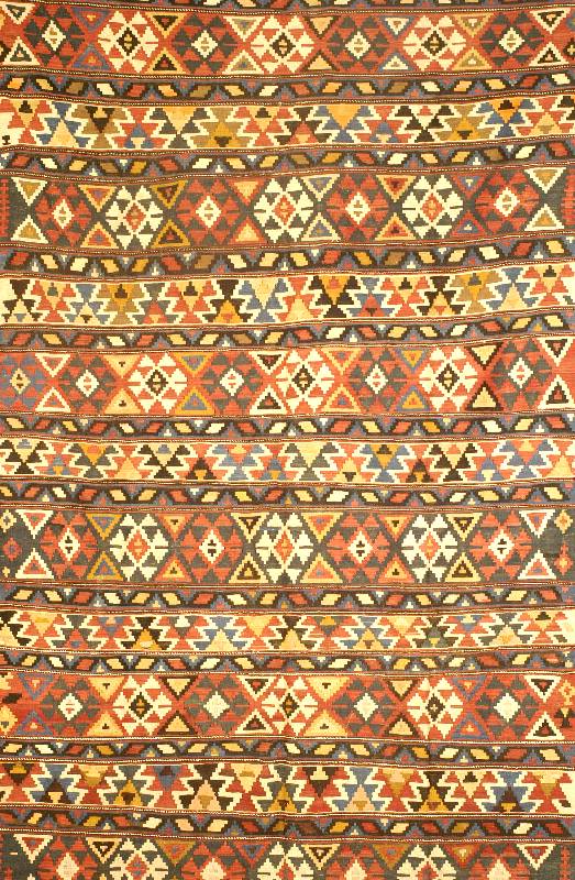 Kaukasischer Kelim Antik, Schirwan-gebiet Ostkaukasus, 2.hÄlfte 19.Jahrhundert, Wolle auf Wolle, ca. 320 x 171 cm, SchÄtzwert: 8000.- EURO, ...
