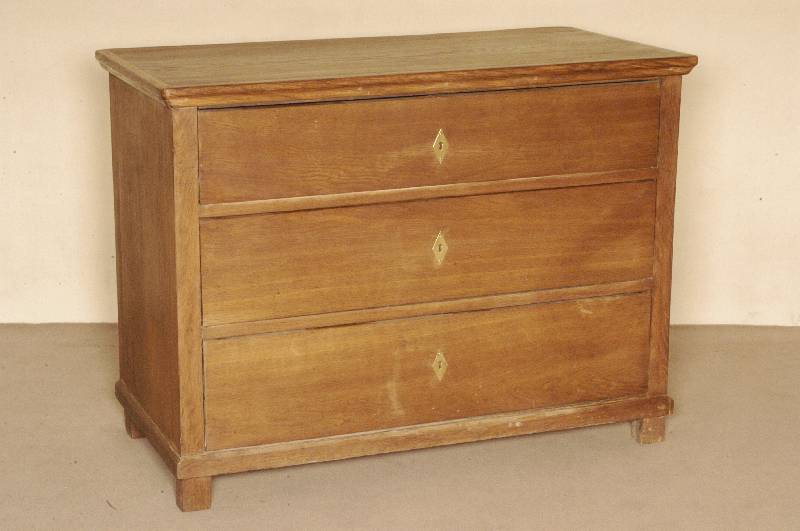 Kommode, sÜddeutsch, um 1830/40, Korpus Weichholz, Eiche massiv, Eichefurnier, hohe HolzqualitÄt, teilrestauriert, BeschlÄge sekundÄr, ohne ...