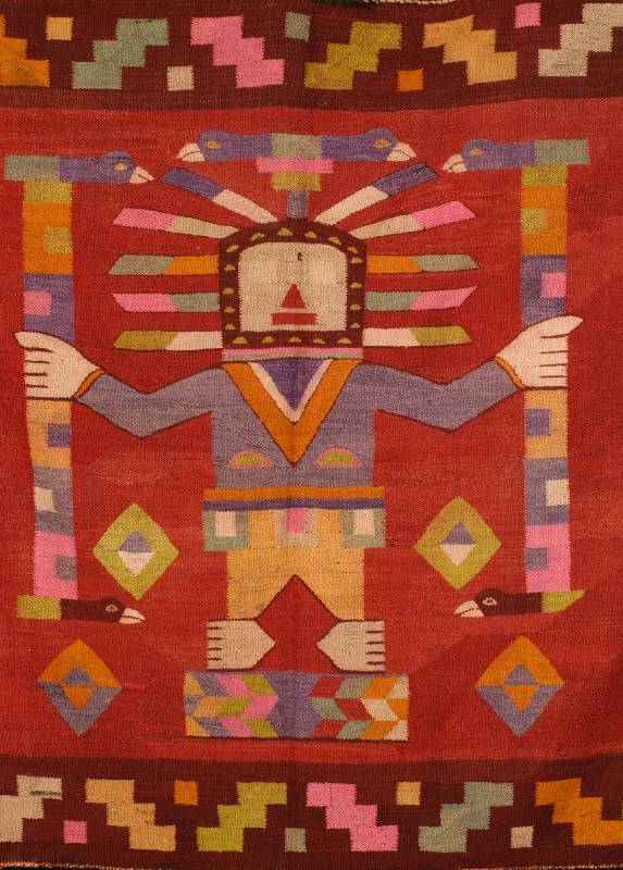 Bergama Hochzeitskelim, Türkei, um 1910, Wolle auf Wolle, ca. 232 x 177 cm, Schätzwert: 3500.- EURO, EHZ: 3