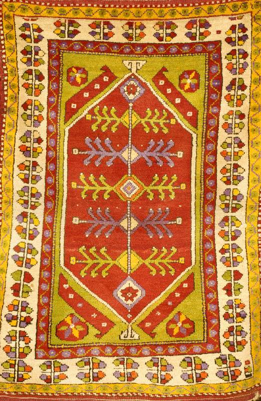 Taspinar Alt, Türkei, um 1930, Wolle auf Wolle, ca. 140 x 93 cm, Schätzwert: 1900.- EURO, EHZ: 2-3