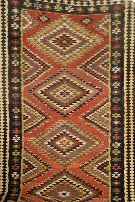 Bachtiar-Kelim, Persien, um 1900, Wolle auf Wolle, ca. 480 x 138 cm, EHZ: 4