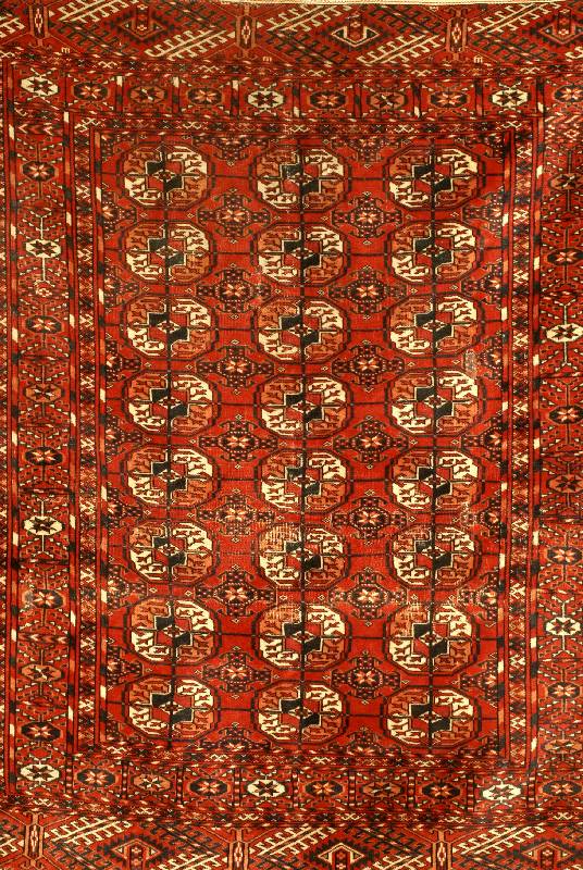 Buchara fein Alt, Rußland, um 1900, Wolle auf Wolle, ca. 155 x 120 cm, SchÄtzwert: 2900.- EURO, EHZ: 4
