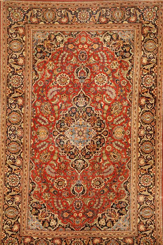 Keschan, Persien, um 1930, Wolle auf Baumwolle, ca. 205 x 131 cm, SchÄtzwert: 3500.- EURO, EHZ: 3 (altersbedingt in einen se hr guten ...