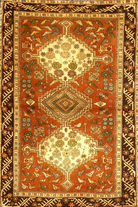 Gouchan, Persien, um 1950, Wolle auf Wolle, ca. 185 x 123 cm, SchÄtzwert: 1780.- EURO, EHZ: 2