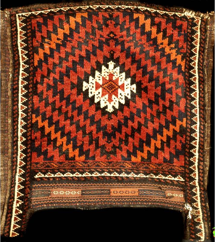Afschar Tasche Alt, Persien, um 1910, Wolle auf Wolle, ca. 65 x 64 cm, SchÄtzwert: 1100.- EURO, EHZ: 2 (altersbedingt in einen sehr gute n ...