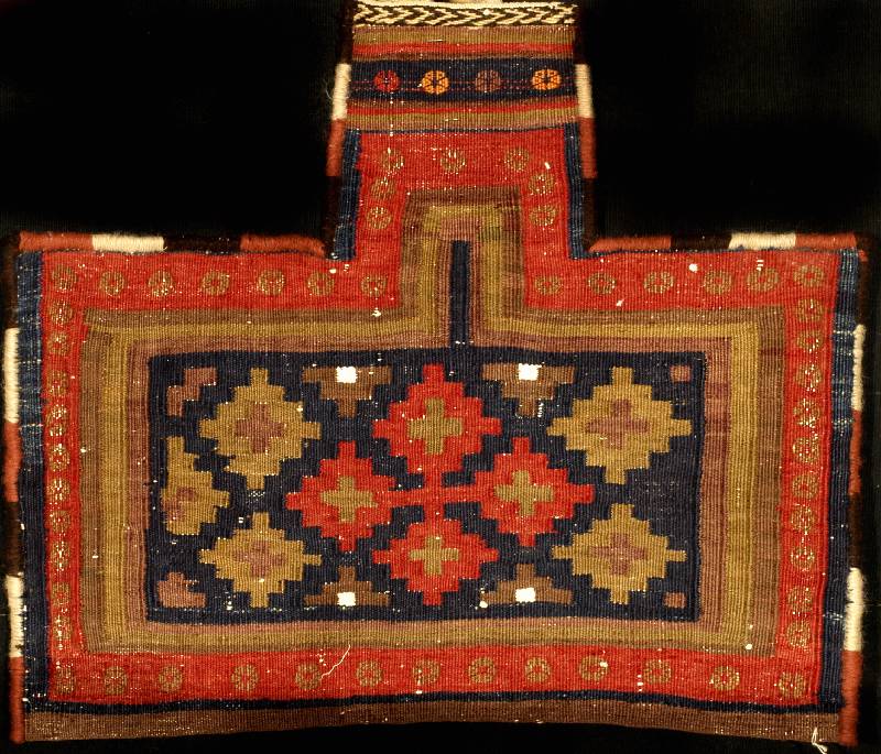 Salztasche Afschar Alt, Persien, um 1920, Wolle auf Wolle, ca. 47 x 55 cm, SchÄtzwert: 950.- EURO, EHZ: 3
