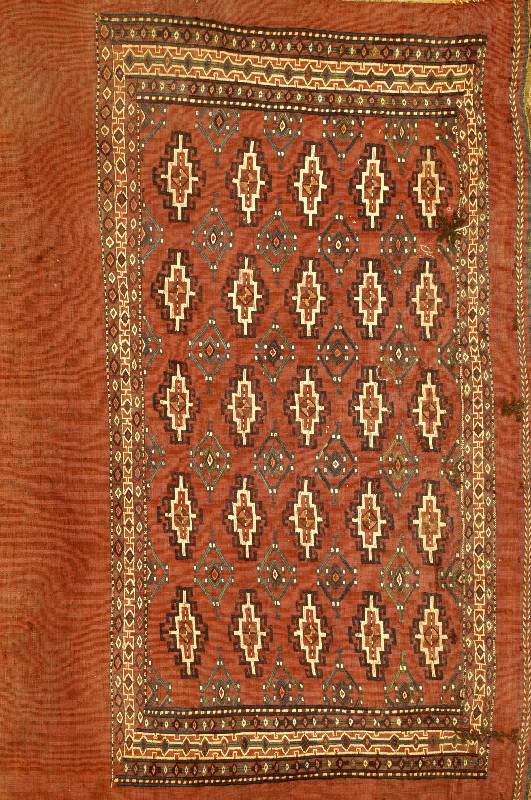 Tschowal Antik, Turkestan, um 1900, Wolle auf Wolle, ca. 110 x 83 cm, SchÄtzwert: 1200.- EURO, EHZ: 3-4