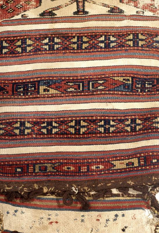 Doppeltasche Bachtiar, Persien um 1920, Wolle auf Wolle, ca. 135 x 46 cm, EHZ: 4