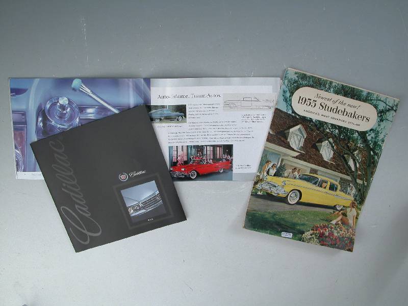 ORIGINAL PROSPEKT 1955 -STUDEBAKER- 12 Seiten mit farbigen Zeichnungen - übersicht über damals lieferbaren Fahrzeuge CHAMPION, COMMANDER & ...