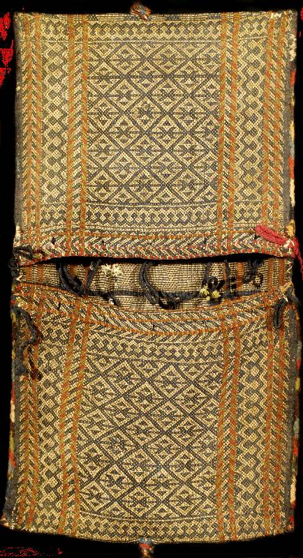 Seltene Ushak Tasche Antik, TÜrkei Zentrala natolien, reine Pflanzenfarben, 19.Jahrhundert , Wolle geknÜpft auf Wolle, ca. 100 x 55 cm, f eine bis ...