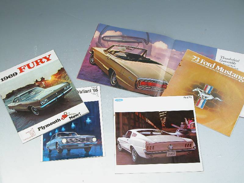 2x PROSPEKT PLYMOUTH - Valiant ?65 & Fury ?69 - sehr selten...