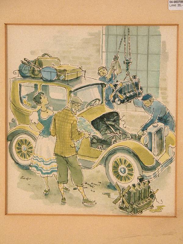 KALENDERBLATT aus "Der bunte Homburg Kalender" Offsetdruck