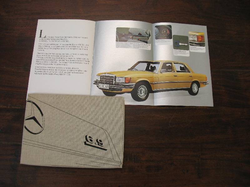 LEINENSCHUBER "Mercedes-Benz 450 6,9" - 12 Bilder plus Prospekt France - sehr selten