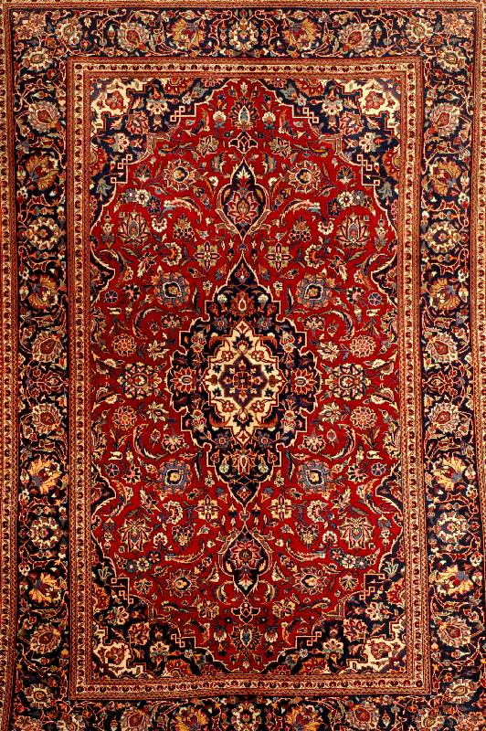 Keschan Kork alt,Persien,um 1910,Korkwolle ca. 210 x 141 cm,SchÄtzwert:4900 EURO EHZ: 2