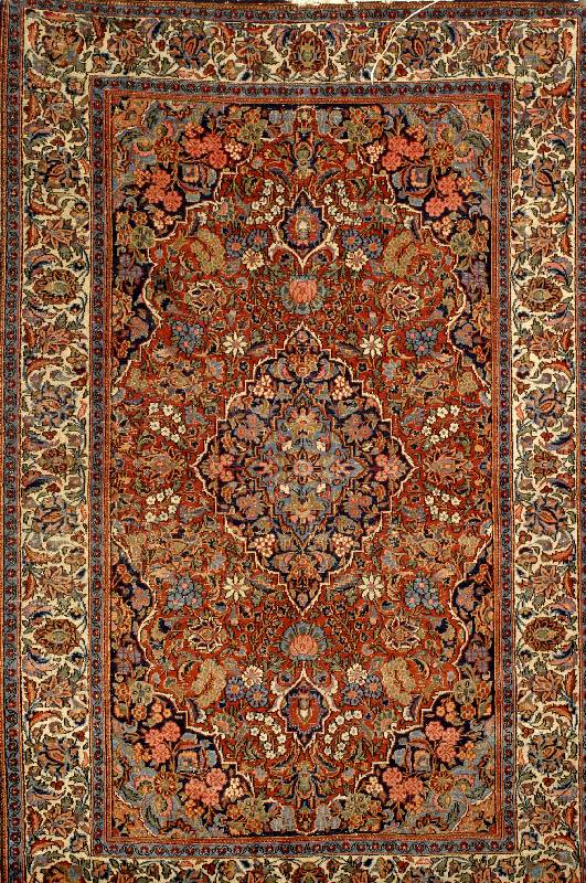 Keschan,Persien,um 1920,Wolle auf Baumwolle ca. 205 x 136 cm,SchÄtzwert:2800 EURO EHZ: 4