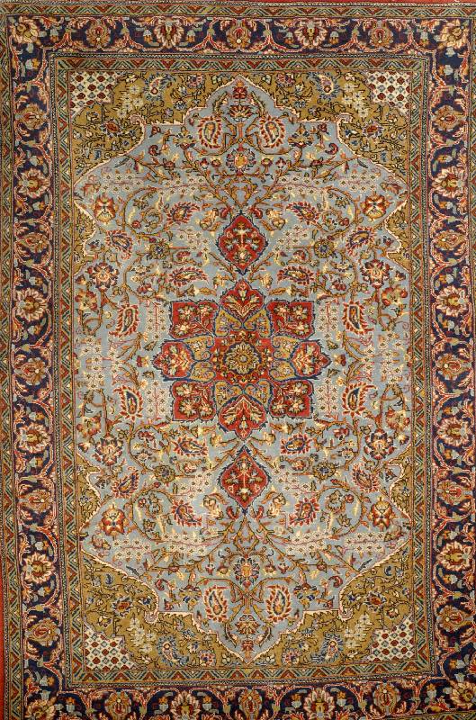 Ghom kork, Persien, ca. 40 Jahre, Korkwolle, ca. 196 x 134 cm, SchÄtzwert: 1900.- EURO, EHZ: 2-3