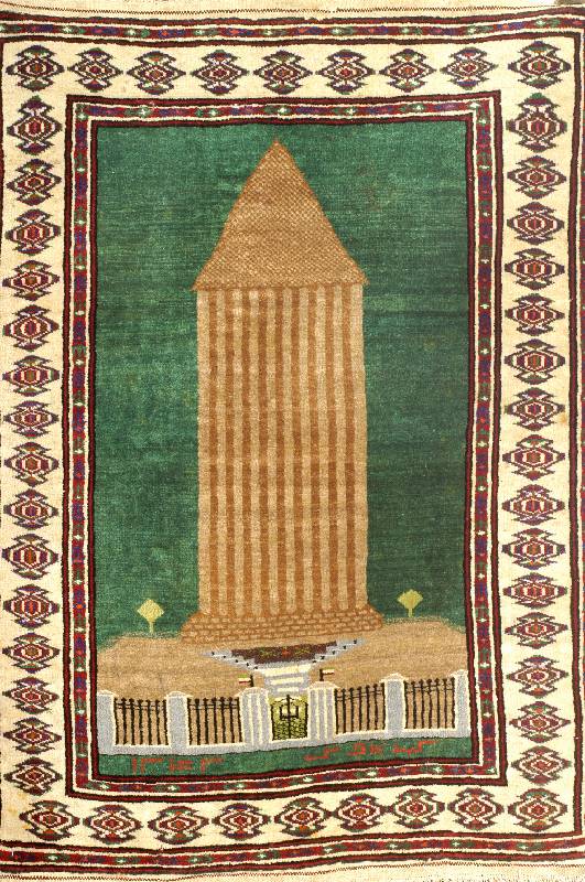 Turkman,Persien 50 Jahre, Wolle auf Wolle, ca 95 x 74 cm, EHZ 2-3