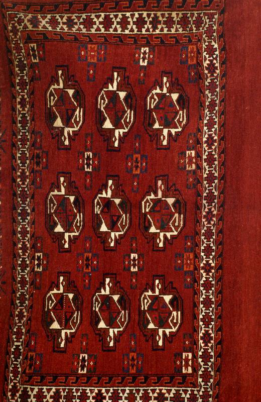 Juwal front, Turkmenistan, um 1920, Wolle auf Wolle, ca. 122 x 81 cm, SchÄtzwert: 1100.- EURO, EHZ: 2.3
