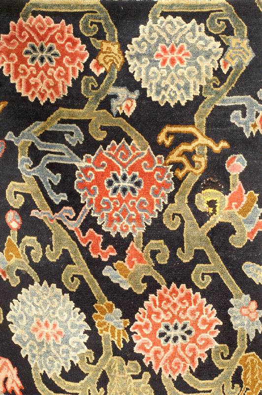 Tibet, um 1900, Wolle auf Baumwolle, ca. 87 x 62 cm, EHZ: 2, restauriert