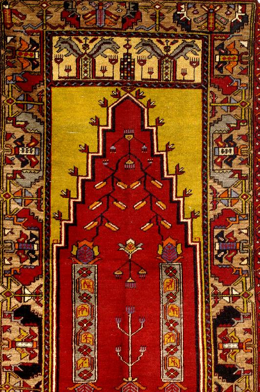 Konja, TÜrkei, ca. 50 Jahre, Wolle auf Wolle, ca. 227 x 122 cm, SchÄtzwert: 1250.- EURO, EHZ: 2-3