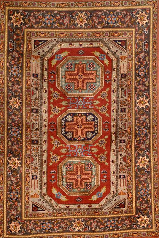 TÄbriz fein, Persien, ca. 40 Jahre, Korkwolle, ca. 146 x 98 cm, SchÄtzwert: 2200.- EURO, ca. 400.000 Kn/qm, EHZ: 2