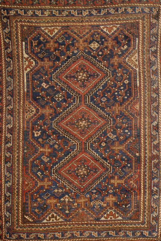 Chamseh antik, Persien, um 1900, Wolle auf Wolle, ca. 146 x 111 cm, SchÄtzwert: 1500.- EURO, EHZ: 4