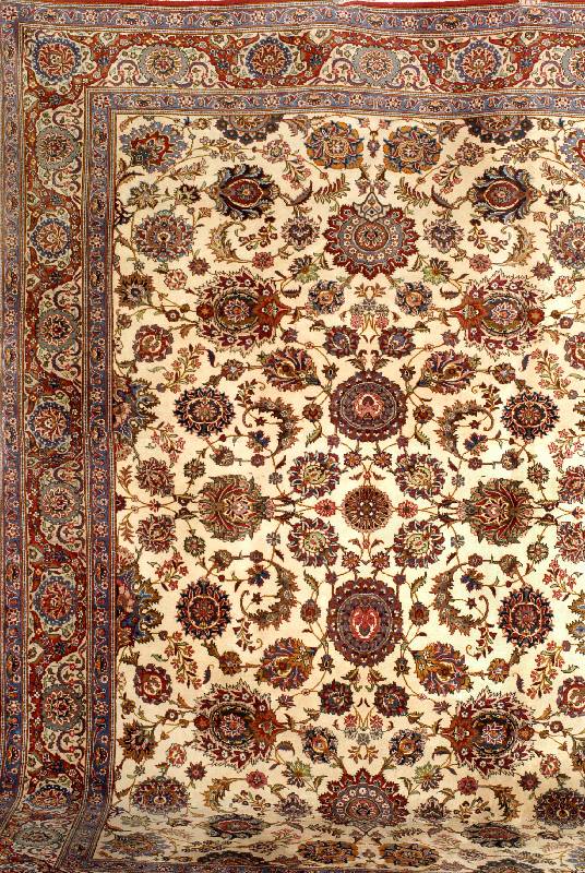 Keschan Kork fein, Persien um 1930, Korkwolle, ca. 357 x 246 cm, EHZ: 2