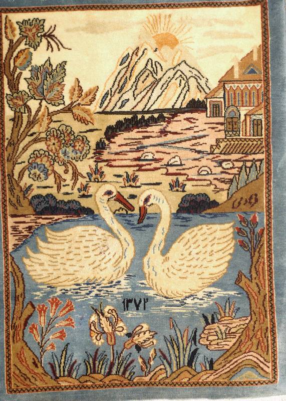 Kaschmar Persien, ca. 20 Jahre, Wolle auf Baumwolle, ca. 86 x 65 cm, SchÄtzwert: 750.- EURO, EHZ: 2