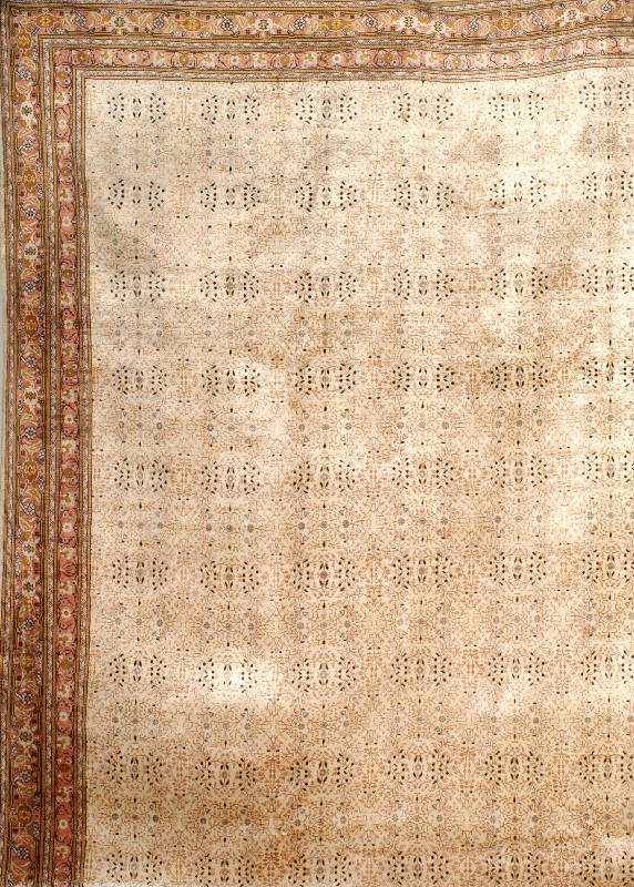 Istanbul Seide, Türkei, um 1930, reine Naturseide, ca. 342 x 249 cm, EHZ: 2 (altersbe d. in perfektem Erhaltungszust.), sehr selten in solch einem ...