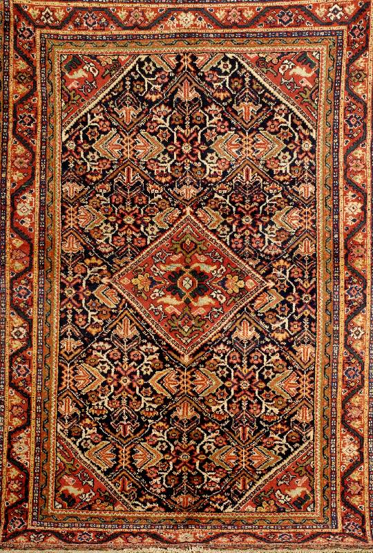Mahal alt, Persien, um 1930, Wolle auf Baumwolle, ca. 204 x 140 cm, SchÄtzwert: 2000.- EURO, EHZ: 2-3