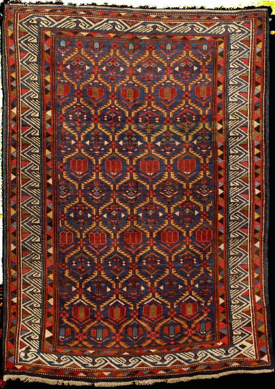 Daghestan antik, Ostkaukasus Kuba-Gebiet, N aturfarben, ende 19.Jahrhundert, Wolle geknÜpf t auf Wolle, ca. 155 x 113 cm (sehr seltenes k leines ...