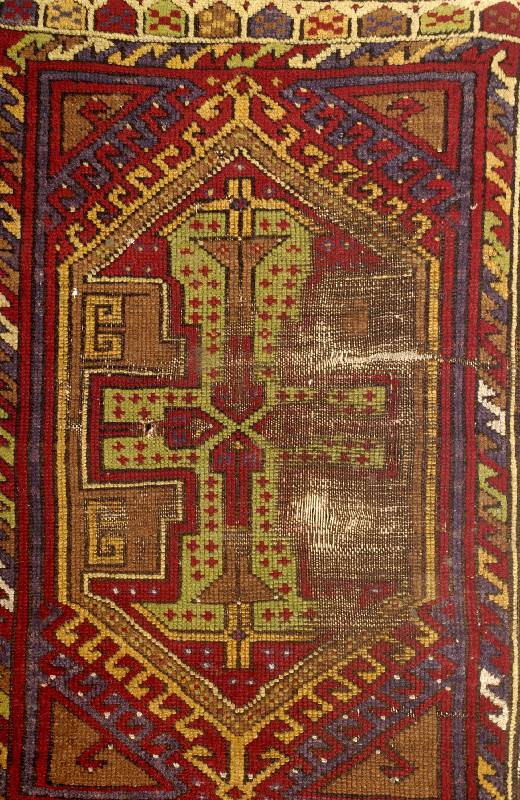 Yastik antik, TÜrkei, um 1910, Wolle auf Wolle, ca. 92 x 56 cm, EHZ: 4-5