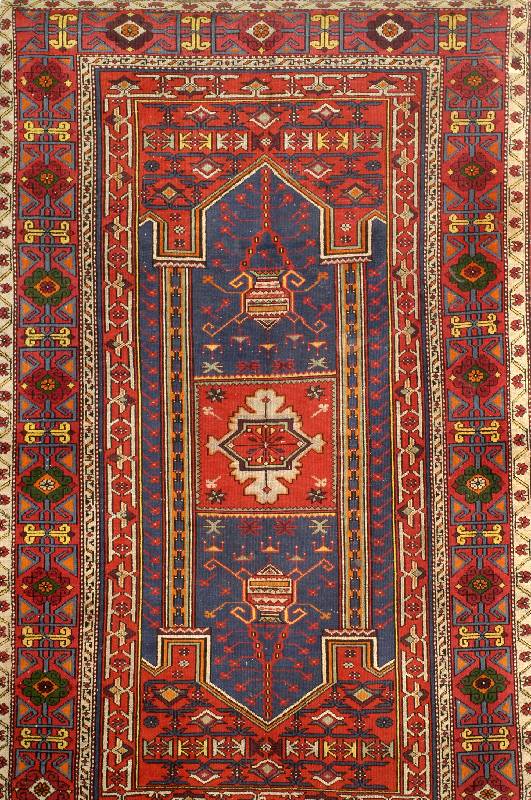 Schirwan alt, Kaukasus, um 1930, Wolle auf Wolle, ca. 215 x 130 cm, SchÄtzwert: 1900.- EURO, EHZ: 2-3