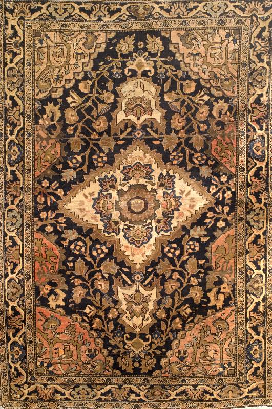 Farahan antik, Persien um 1890, Wolle auf Baumwolle, ca. 155 x 106 cm, EHZ: 3-4