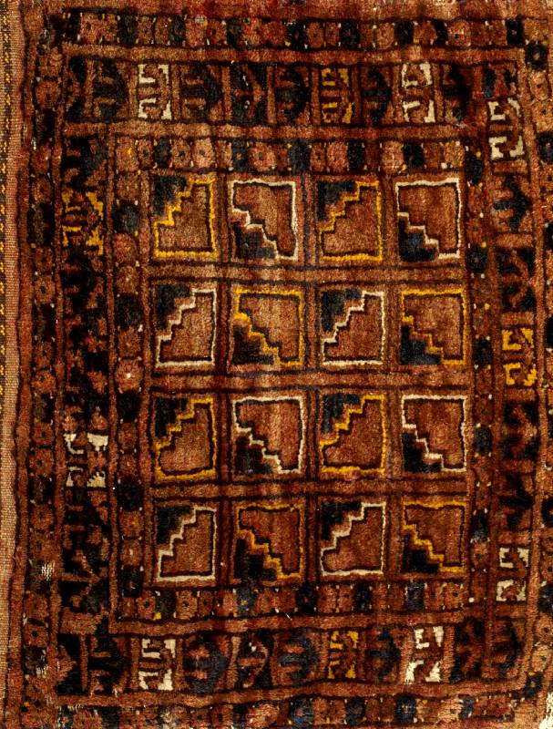 Ersari Tasche alt, Turkmenistan, um 1920, Wolle auf Wolle, ca. 47 x 60 cm, SchÄtzwert: 650.- EURO, EHZ: 3
