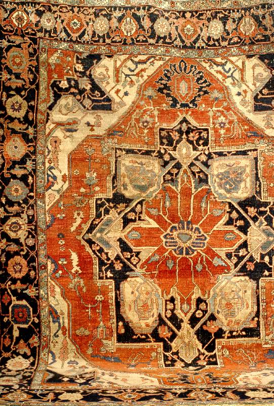 Heriz, Persien, um 1900, Wolle auf Baumwolle, ca. 343 x 284 cm, EHZ: 4-5