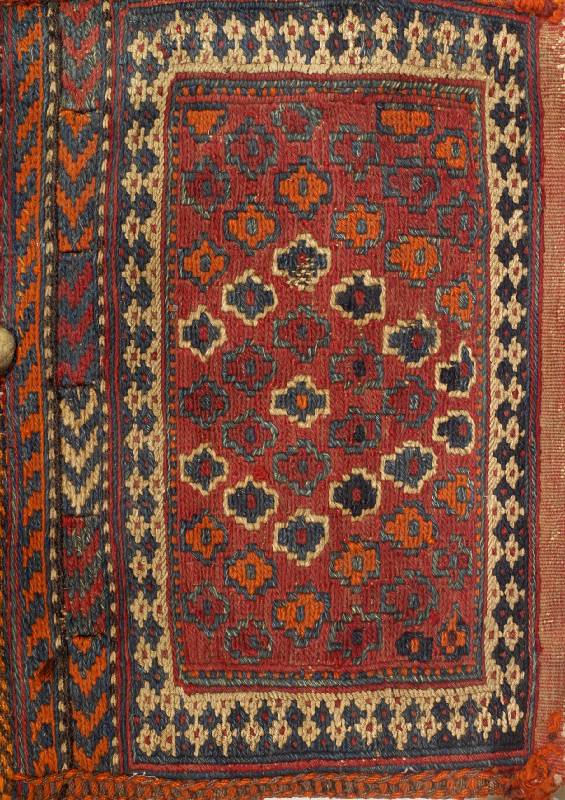 Shiraz Tasche alt, Persien um 1940, Wolle auf Wolle, ca. 50 x 35 cm, EHZ: 2-3