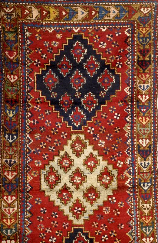 Moghan Kazak antik, Kaukasus, um 1900, Wolle auf Wolle, ca. 235 x 112 cm, SchÄtzwert: 5500.- EURO, EHZ: 2, schÖn hochflorig