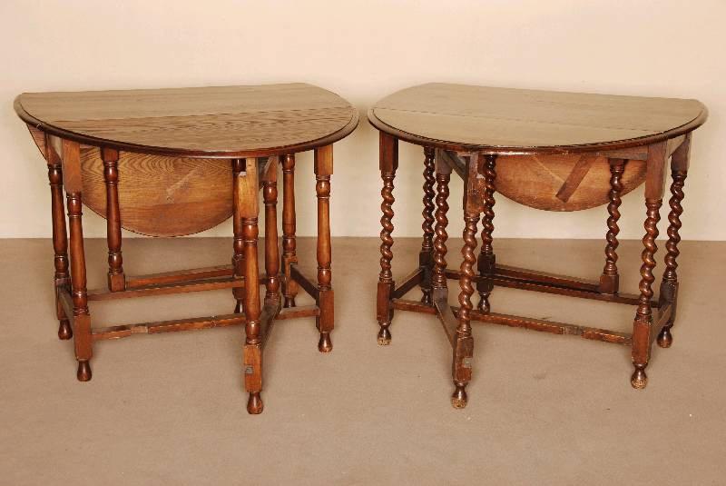 Oblongtable, England, um 1960, viktorianischer Stil, Eiche massiv, gedrechselte Beine, 2 Ausleger, Beine verstrebt, vielfach verwendbar, auch als ...