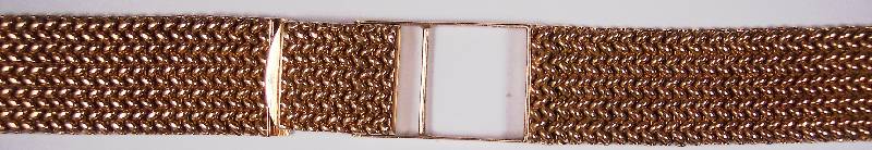 Uhrenarmband GG 750/000, gepr., Gew. ca. 39.7 g, L. ca. 16.5 cm