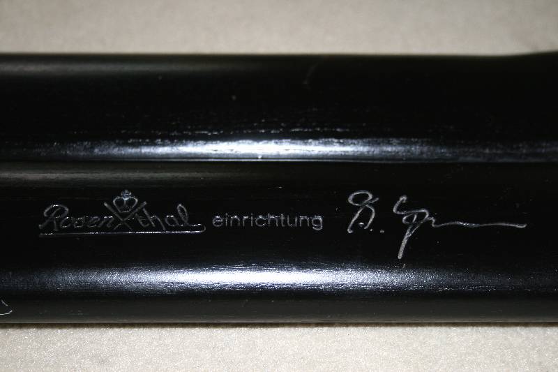Detail a: Schreibtisch, Rosenthal/Modell Hombre, 80er Jahre, signiert Rosenthal Einrichtungen, Burkhard Vogtherr, Eiche massiv/Tischlerplatte, Eichefurnier, ...