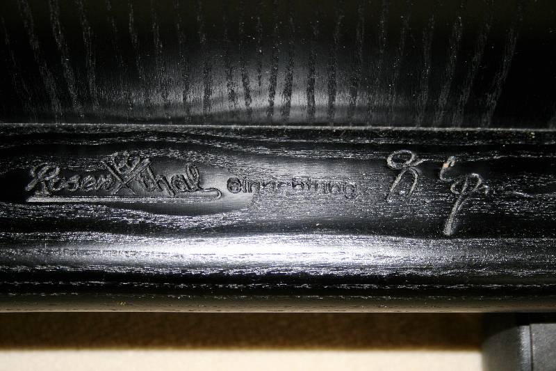 Detail a: Sogenannter Rollcontainer, Rosenthal/Modell Hombre, 80er Jahre, signiert Rosenthal Einrichtungen, Burkhard Vogtherr, Eiche massiv, Eichefurnier, ...
