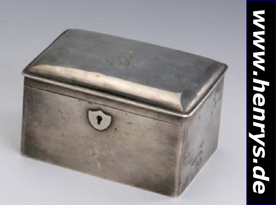 Zuckerdose mit Schlüssel, Wien 1832, 13- lötiges Silber, Innenverg., sammelw., museal, Treibarbeit, Meistermarke M & K = Mayerhofer &Klinkosch, ...