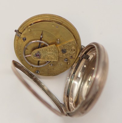 23449922f - Konvolut: 10 Taschenuhren, Schweiz um 1870- 1890, Silbergehäuse, meist Emailblätter ...