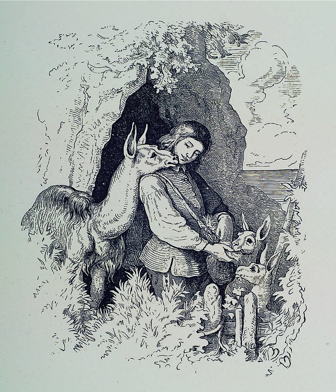 Richter, Ludwig, 1803-1884, Konvolut aus 16 Holzstichen, um 1860, je ca. 11 x 9 cm, PP