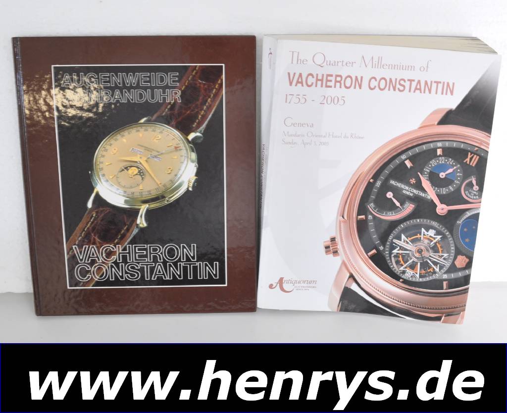 VACHERON & CONSTANTIN Konvolut, bestehend aus: 1 x Buch "Augenweide Armbanduhr Vacheron Constantin" herausgegeben im Carinthia Verlag & 1 x ...