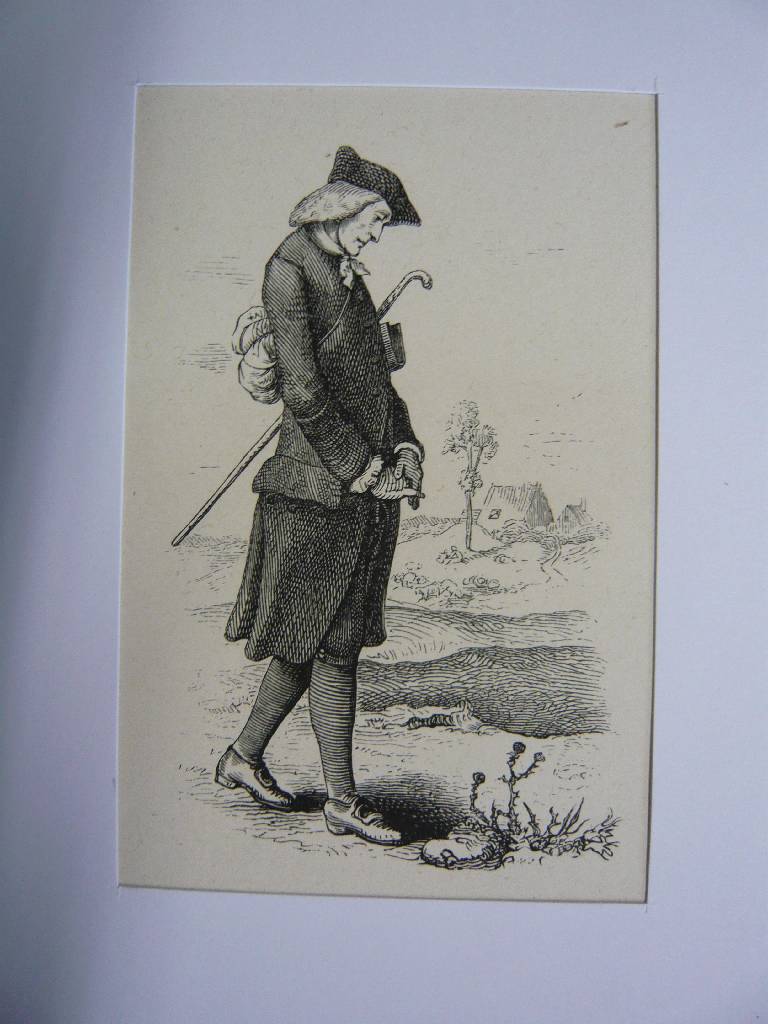 Detail d: Richter, Ludwig, 1803 Dresden - 1884, Konvolut 8 Holzstiche, um 1860, Passepartout, je ca. 8 x 6 cm